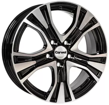 Диск колесный Carwel Сиг 159 7xR17 5x112 ET40 ЦО57.1 серебристый металлик 101689