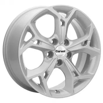 Диск колесный Carwel Синтур 1702 7xR17 5x114,3 ET45 ЦО66,1 серебристый 32699