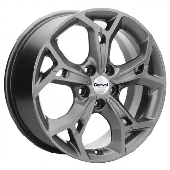 Диск колесный Carwel Синтур 1702 7xR17 5x114,3 ET46 ЦО67,1 серый 098828