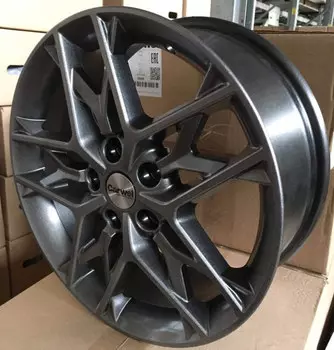 Диск колесный Carwel Сошно 1709 7xR17 5x112 ET49 ЦО57.1 серебристый темный 98830