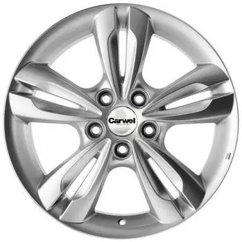 Диск колесный Carwel Стерж 157 6,5xR17 5x114,3 ET48 ЦО67,1 серебристый 33770
