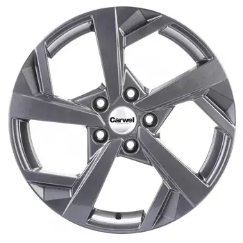 Диск колесный Carwel Тенис 1712 7xR17 5x114,3 ET40 ЦО66,1 серый 97182