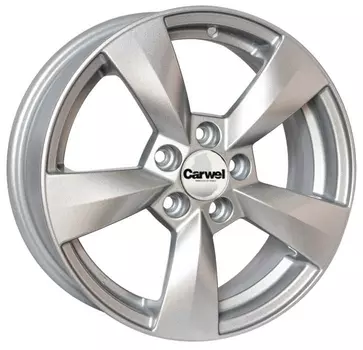 Диск колесный Carwel Тулос 163 6xR15 5x100 ET43 ЦО57.1 серебристый металлик 101708