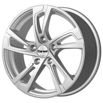 Диск колесный Carwel Вильент 128 6,5xR16 5x108 ET43 ЦО67,1 серебристый 33724