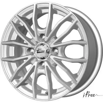 Диск колесный iFree Флайт 5,5xR14 4x114,3 ET40 ЦО67,1 серебристый 254203