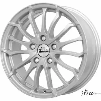 Диск колесный iFree Фриман 7xR17 5x105 ET38 ЦО56.6 серебристый 167204