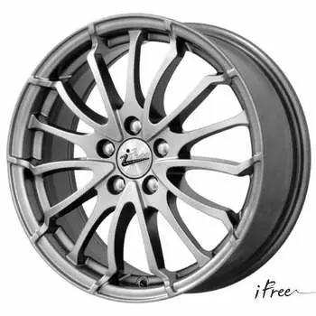 Диск колесный iFree Фриман 7xR17 5x108 ET35 ЦО67.1 серый темный глянцевый 167500