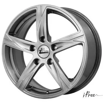 Диск колесный iFree Кальвадос 7xR16 5x100 ET45 ЦО67,1 серый темный глянцевый 096507