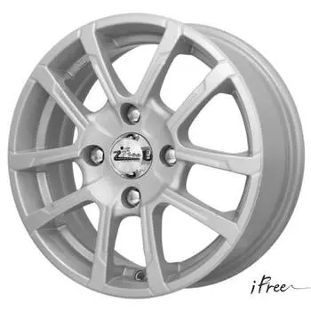 Диск колесный iFree Слайдер 5.5xR14 4x108 ET34 ЦО65.1 серебристый 214200