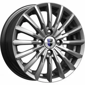 Диск колесный K&amp;K Акцент 7xR17 4x100 ET41 ЦО60.1 серый тёмный глянцевый 74856