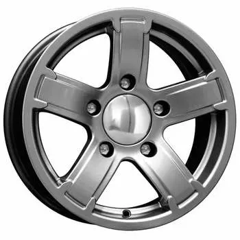 Диск колесный K&amp;K Ангара 6,5xR15 5x139,7 ET40 ЦО98 серый темный глянцевый 71260