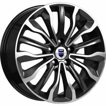 Диск колесный K&amp;K Атакама 6,5xR17 5x108 ET50 ЦО63,35 черный глянцевый с полированной лицевой частью 71678
