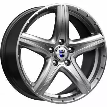 Диск колесный K&amp;K Барракуда 7,5xR17 5x114,3 ET38 ЦО71,6 серый тёмный глянцевый 72290