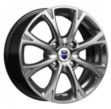 Диск колесный K&amp;K Блюз 6xR15 4x114.3 ET46 ЦО67.1 серый темный глянцевый 00076893