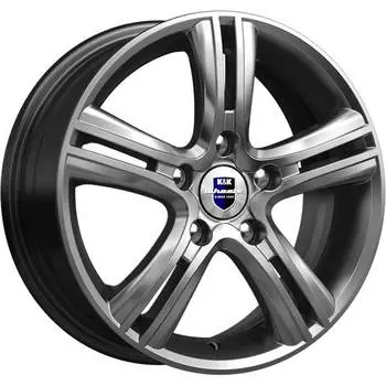 Диск колесный K&amp;K Борелли 6xR15 5x114,3 ET45 ЦО66,1 серый темный глянцевый 73349