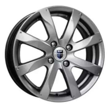 Диск колесный K&amp;K Джемини 5.5xR14 4x100 ET39 ЦО67.1 серый темный глянцевый 00076946