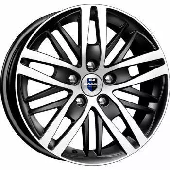 Диск колесный K&amp;K Fencer 7xR16 5x108 ET50 ЦО63,35 черный глянцевый с полированной лицевой частью r67790