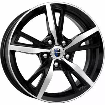 Диск колесный K&amp;K Фишт 6,5xR16 5x108 ET52,5 ЦО63,35 черный глянцевый с полированной лицевой частью r64982