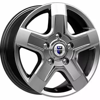 Диск колесный K&amp;K Эллада 6,5xR16 5x130 ET50 ЦО89,1 серый темный глянцевый 73635