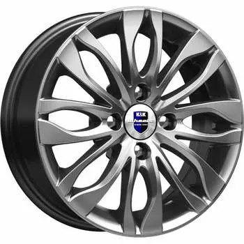 Диск колесный K&amp;K Канзаши 5.5xR14 4x98 ET35 ЦО58.5 серый тёмный глянцевый 72295