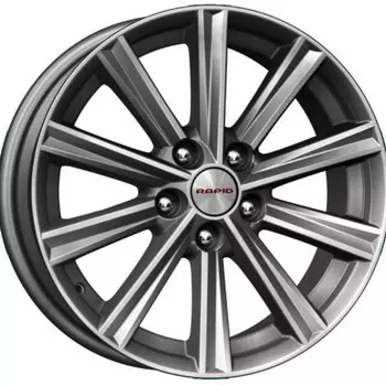 Диск колесный K&amp;K КС624 7xR17 5x114,3 ET45 ЦО60,1 серый темный глянцевый 74453
