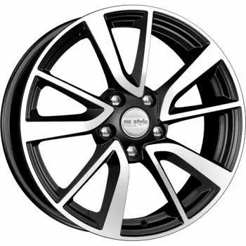 Диск колесный K&amp;K КС699 7xR17 5x112 ET46 ЦО66,6 черный глянцевый с полированной лицевой частью 68035