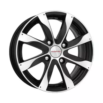 Диск колесный K&amp;K КС-480 5.5xR14 4x100 ЕТ39 ЦО56.6 алмаз черный r63336