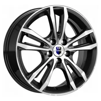 Диск колесный K&amp;K КС-866 6xR16 4x100 ЕТ49 ЦО54.1 алмаз черный. серебристый темный r74579SK