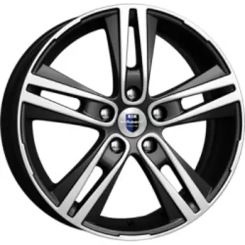 Диск колесный K&amp;K Прайм 6.5xR17 5x114.3 ET45 ЦО60.1 черный глянцевый с полированной лицевой частью 00092628