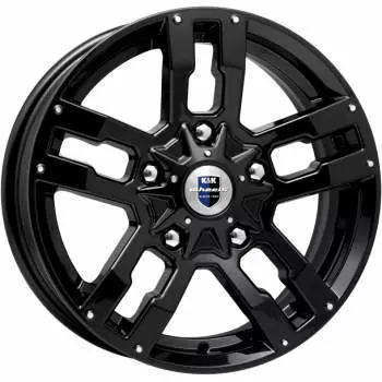 Диск колесный K&amp;K Штокман 6xR16 5x139.7 ET40 ЦО98.0 черный глянцевый с полированной лицевой частью 67158