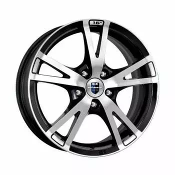 Диск колесный K&amp;K Вольт 6.5xR16 5x114.3 ET45 ЦО60.1 черный глянцевый с полированной лицевой частью r29293