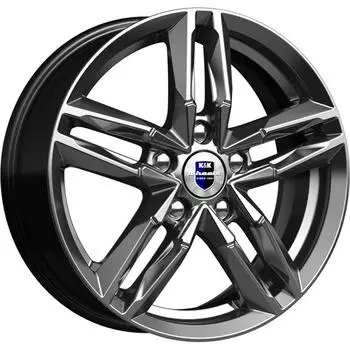 Диск колесный КиК Sayan 6xR16 5x112 ET50 ЦО57.1 серый темный глянцевый r73166