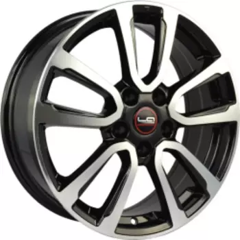 Диск колесный LegeArtis Реплика HND147 7.5xR18 5x114.3 ET50 ЦО67.1 черный глянцевый с полированной лицевой частью 9167495