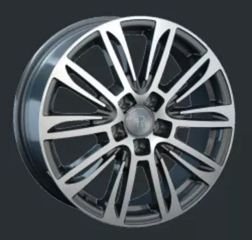 Диск колесный LS Replay A49 7xR17 5x112 ET42 ЦО66.6 серый глянцевый с полированной лицевой частью 825866