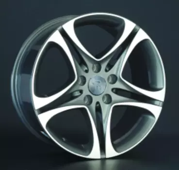 Диск колесный LS Replay B124 8xR18 5x120 ET30 ЦО72.6 серый глянцевый с полированной лицевой частью 827202