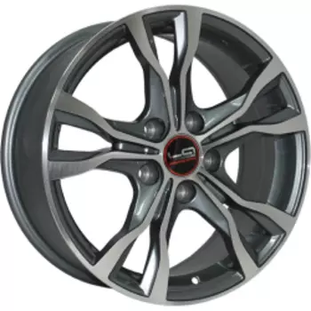 Диск колесный LS Replay B177 7.5xR17 5x120 ET34 ЦО72.6 серый глянцевый с полированной лицевой частью S030629