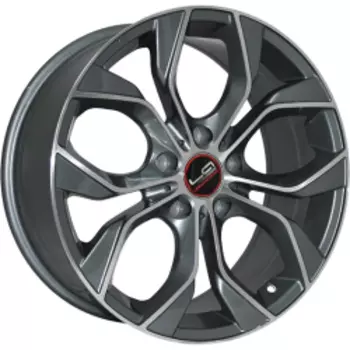 Диск колесный LS Replay B182 8xR18 5x120 ET30 ЦО72.6 серый глянцевый с полированной лицевой частью 033851-040023005