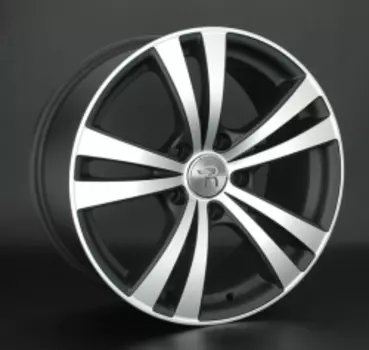 Диск колесный LS Replay B92 7.5xR17 5x120 ET32 ЦО72.6 черный матовый с полированной лицевой частью S029079