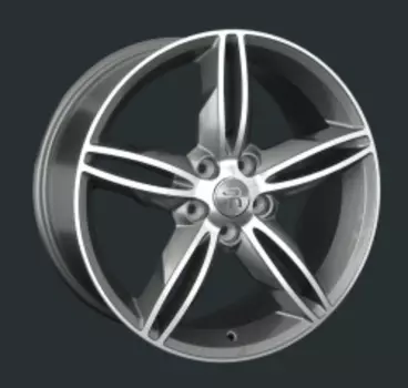 Диск колесный LS Replay FD94 8xR18 5x108 ET55 ЦО63.3 серый глянцевый с полированной лицевой частью S031187