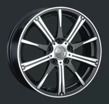 Диск колесный LS Replay KI185 6xR15 4x100 ET48 ЦО54.1 черный глянцевый с полированной лицевой частью 035743-160146004