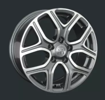 Диск колесный LS Replay MI108 6.5xR16 5x114.3 ET46 ЦО67.1 серый глянцевый с полированной лицевой частью S032419