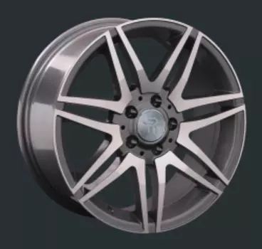 Диск колесный LS Replay MR100 7.5xR17 5x112 ET47 ЦО66.6 серый глянцевый с полированной лицевой частью 825870