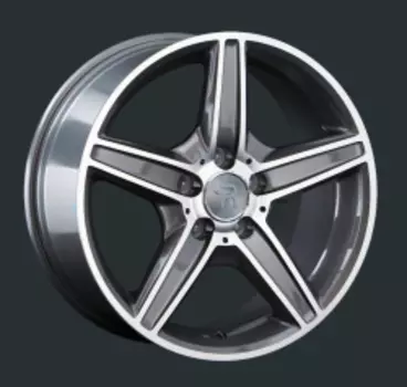 Диск колесный LS Replay MR64 7.5xR16 5x112 ET37 ЦО66.6 серый глянцевый с полированной лицевой частью 825820