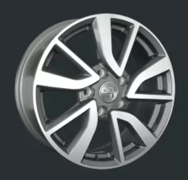 Диск колесный LS Replay NS146 7xR17 5x114.3 ET47 ЦО66.1 серый глянцевый с полированной лицевой частью S029005