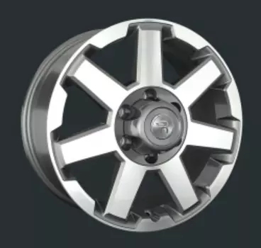 Диск колесный LS Replay TY176 7.5xR18 6x139.7 ET25 ЦО106.1 серый глянцевый с полированной лицевой частью S031352