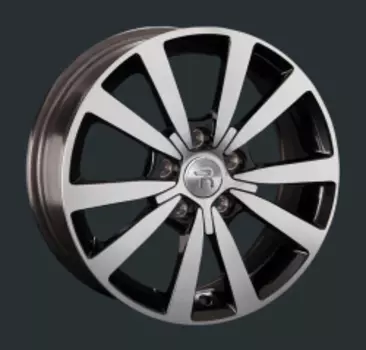 Диск колесный LS Replay VV158 6.5xR16 5x112 ET33 ЦО57.1 черный глянцевый с полированной лицевой частью S026292