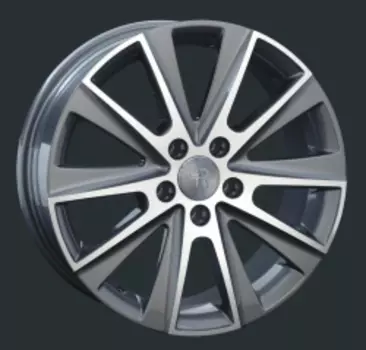 Диск колесный LS Replay VV28 7xR17 5x112 ET43 ЦО57.1 серый глянцевый с полированной лицевой частью 827001