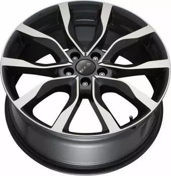 Диск колесный MAK Koln 9,5xR21 5x114,3 ET48 ЦО76 серый с полированной лицевой частью F9521HIQM48F5