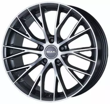 Диск колесный MAK Munchen 8.5xR19 5x120 ET30 ЦО72.6 серый с полированной лицевой частью F8590MUQM30I2B
