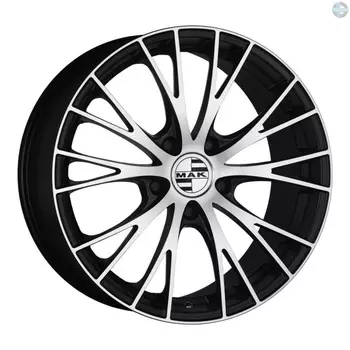 Диск колесный MAK Rennen 9xR19 5x112 ET21 ЦО66,6 черный матовый с полированной лицевой частью F9090NNIB21WSX
